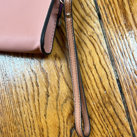 Nicole Lee Dusty Pink wallet. Snap front flap, still has protective vinyl. - Picture 8 of 13